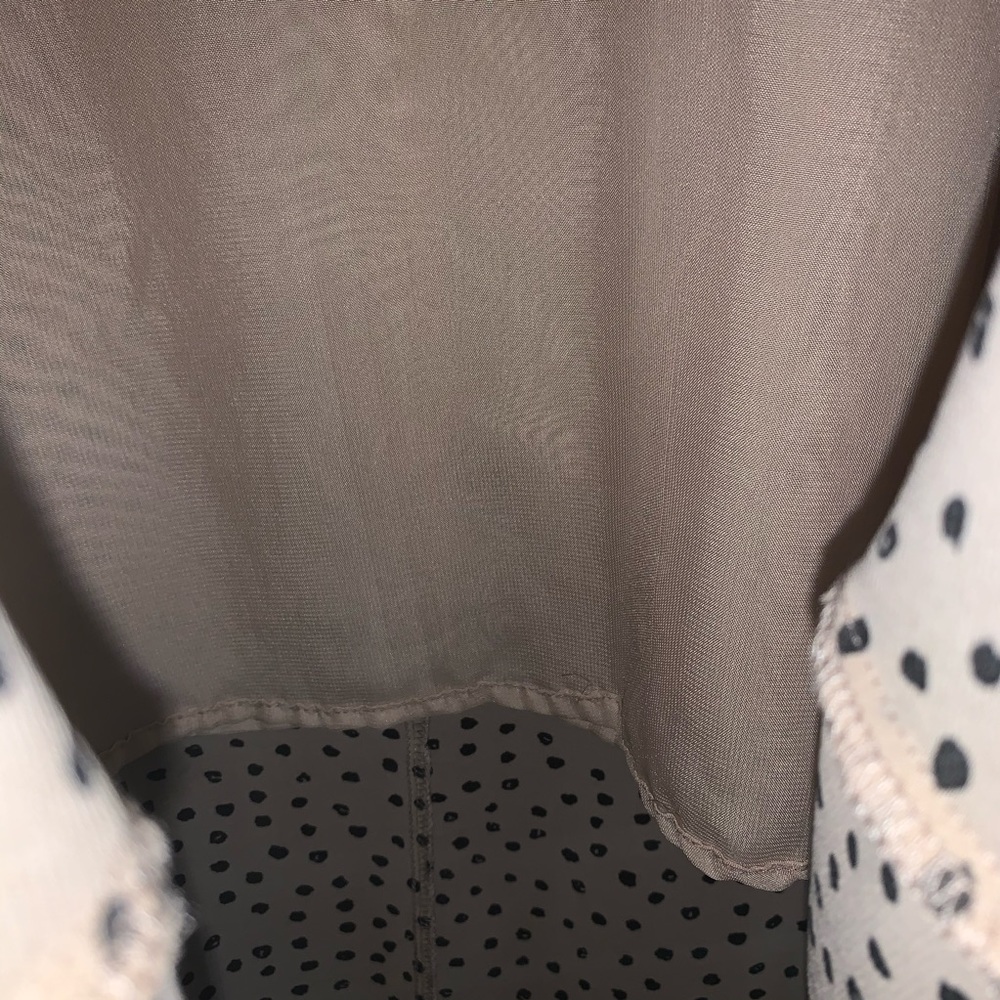 HAYDEN LOS ANGELES | Polka Dot Midi Tan Dress - Picture 10 of 11